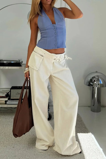 Wide Leg Jeans -