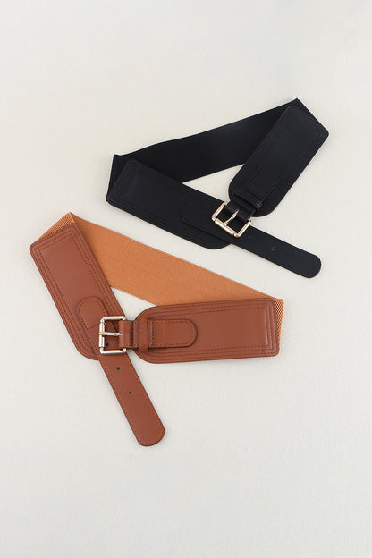 Elastic Wide PU Belt -