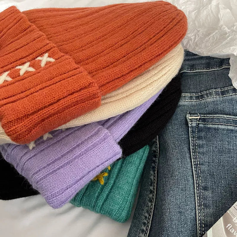 Knitted Beanie Hat -