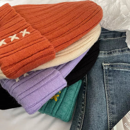 Knitted Beanie Hat -