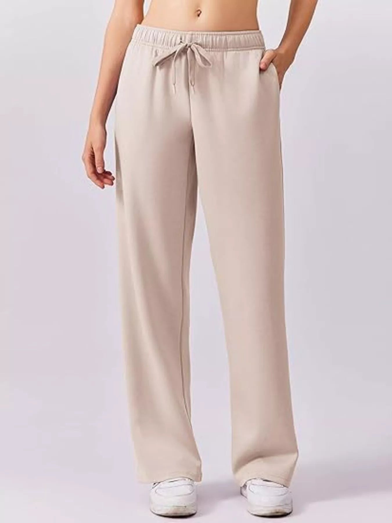 Relaxed Fit Quarter-Zip Top and Pants Set -