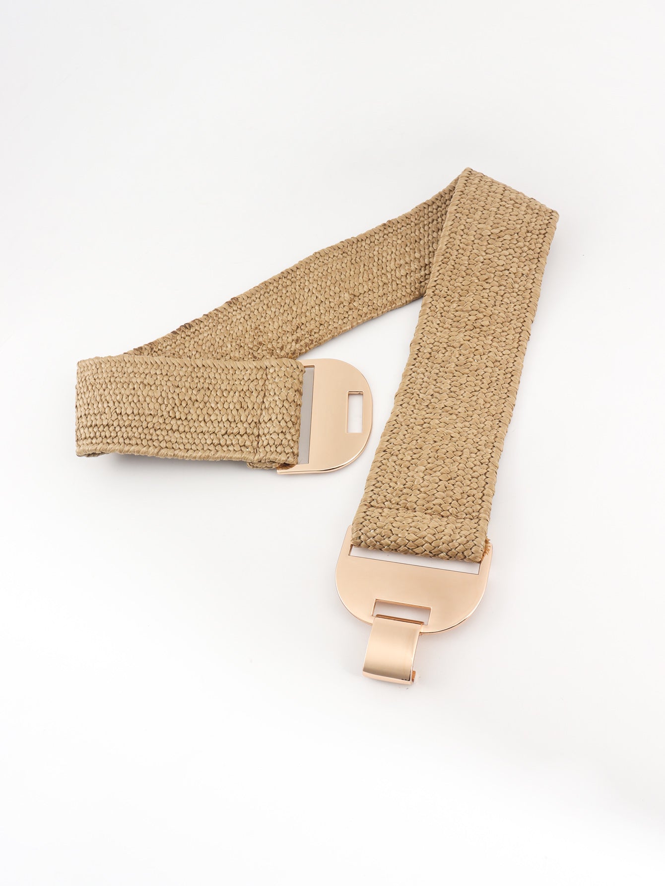 Alloy Buckle Elastic Belt -