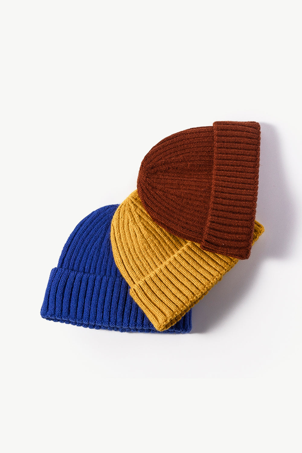Rib-Knit Cuff Beanie -