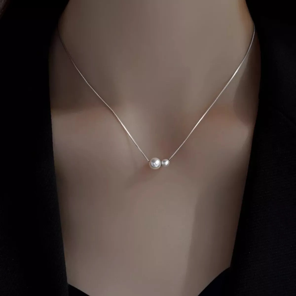 Pearl Pendant Necklace -