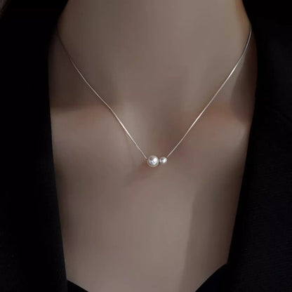 Pearl Pendant Necklace -