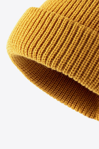 Calling For Winter Rib-Knit Beanie -