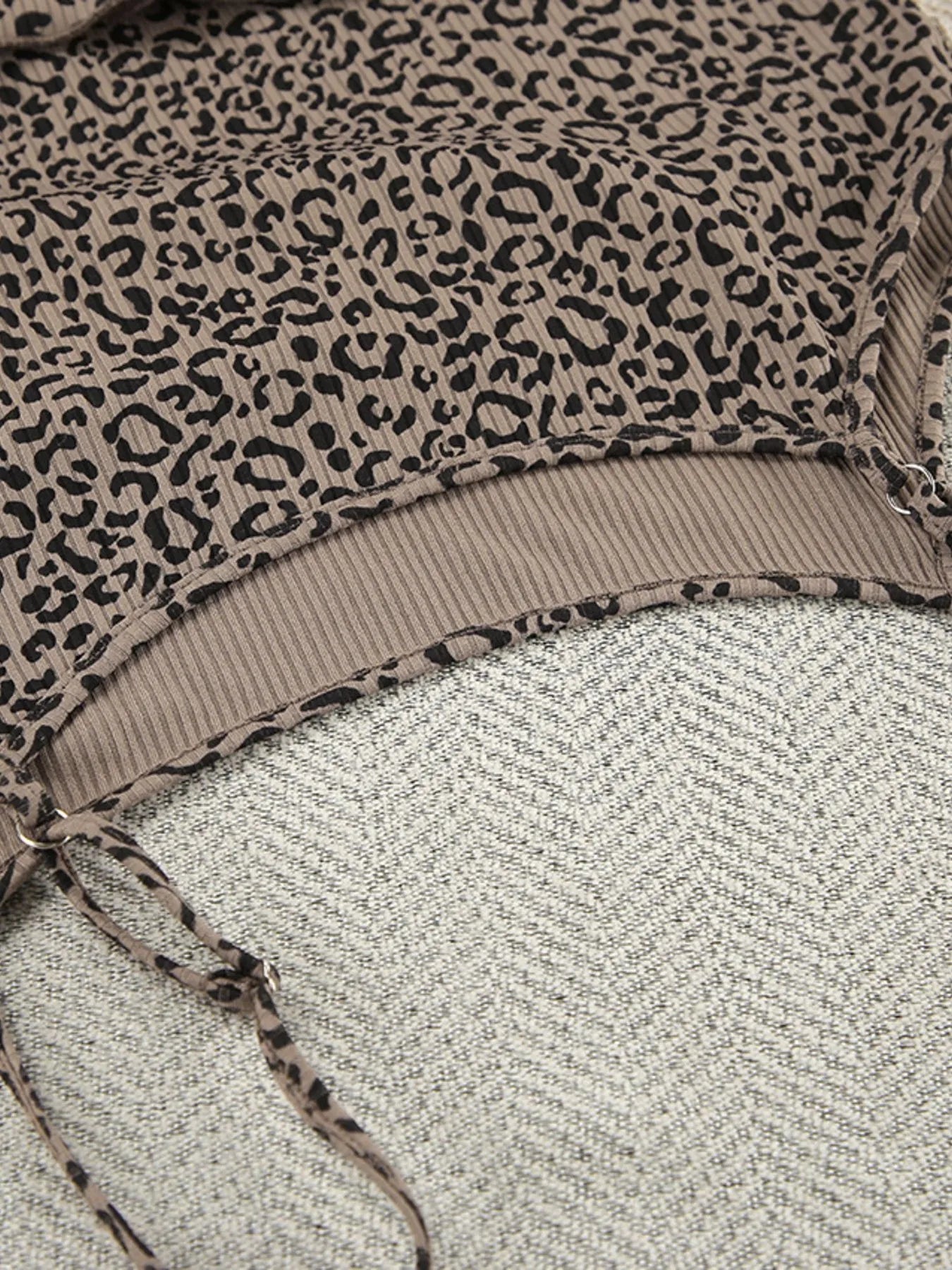 Leopard Cami Cardigan and Shorts 3-Piece Set -