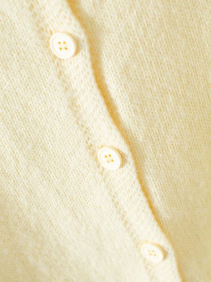 Button-Up Long Sleeve Knit Cardigan -