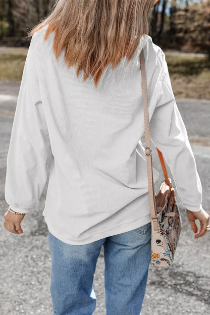 TIS Mardi Gras YALL Corded Ribbed Pullover Sweatshirt -