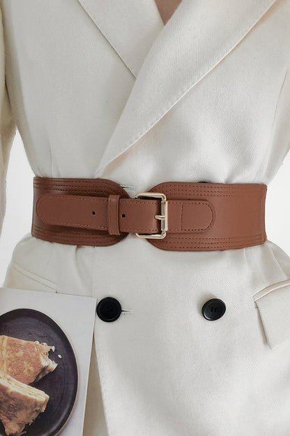 Elastic Wide PU Belt -