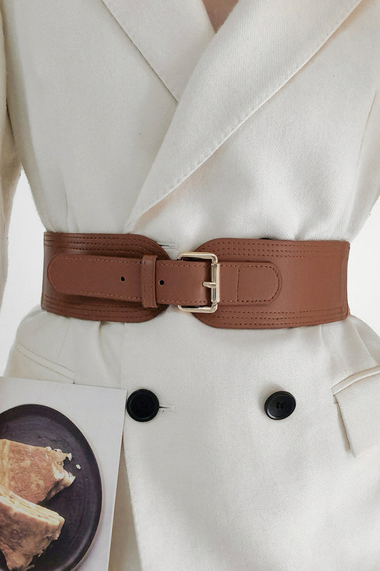 Elastic Wide PU Belt -