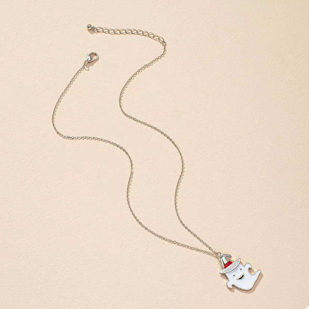 Cute Ghost Pendant Necklace -
