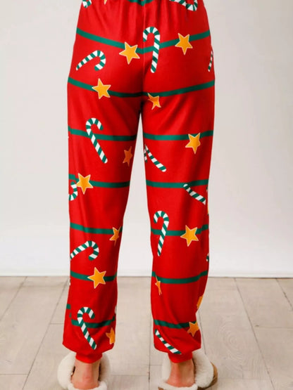 Christmas Long Sleeve Top and Pants Lounge Set -
