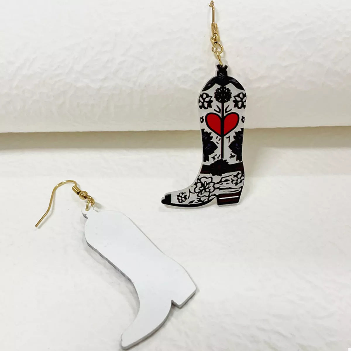 Cowboy Boot Dangle Earrings -