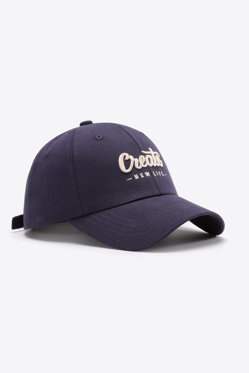 CREATE NEW LIFE Adjustable Cotton Baseball Cap -