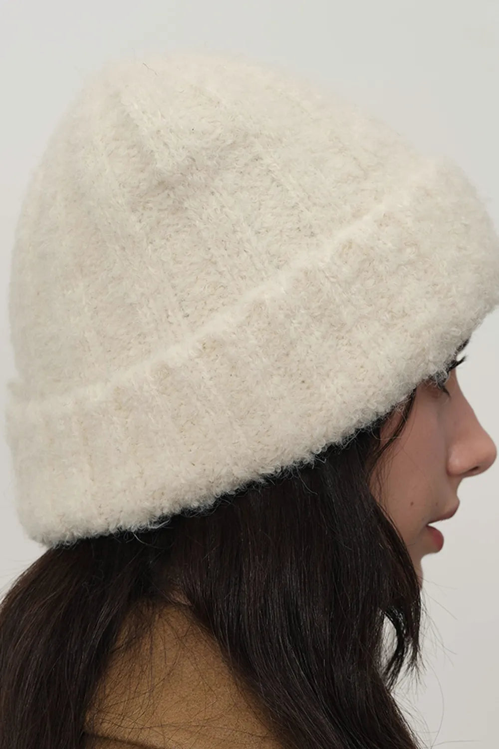 Solid Color Thermal Knit Hat -