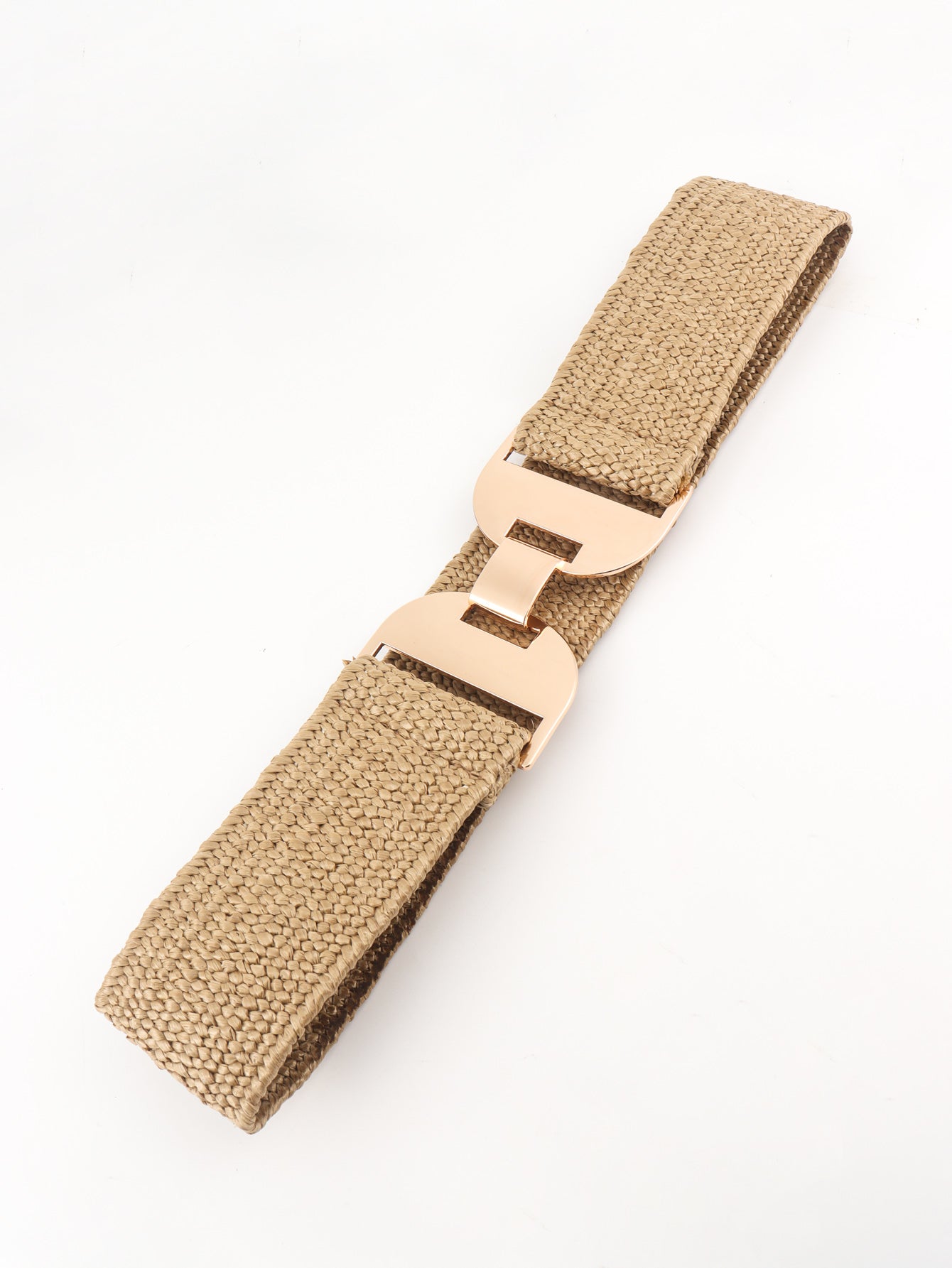 Alloy Buckle Elastic Belt -