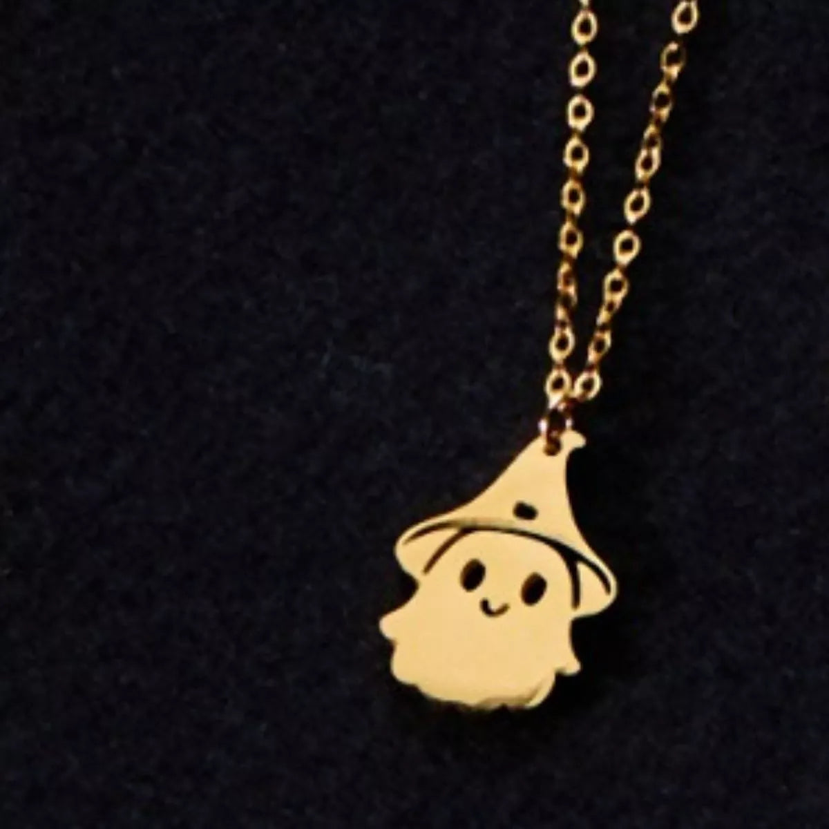 Ghost Pendant Necklace -
