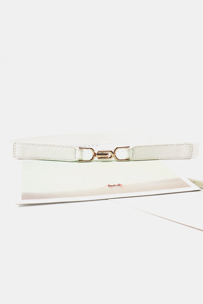 Alloy Buckle Elastic Belt -