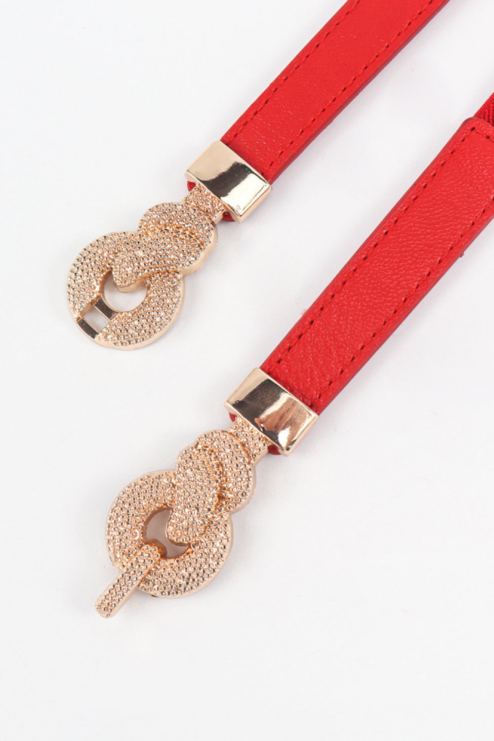 Buckle PU Leather Belt -