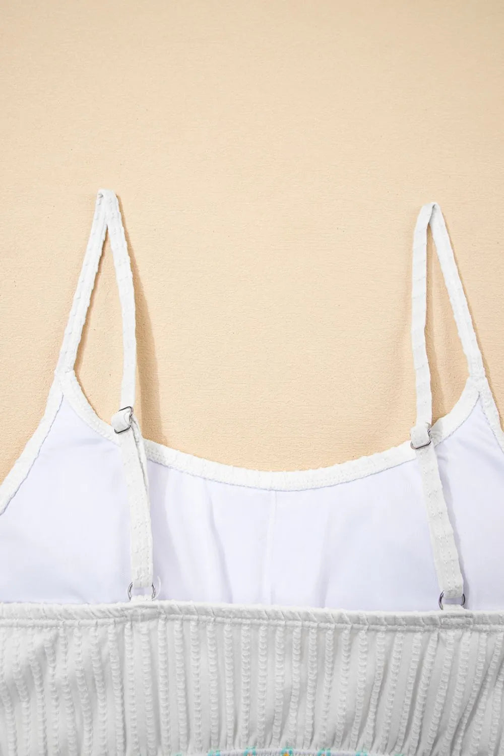 Textured Bikini High Waist Swimsuit Set -