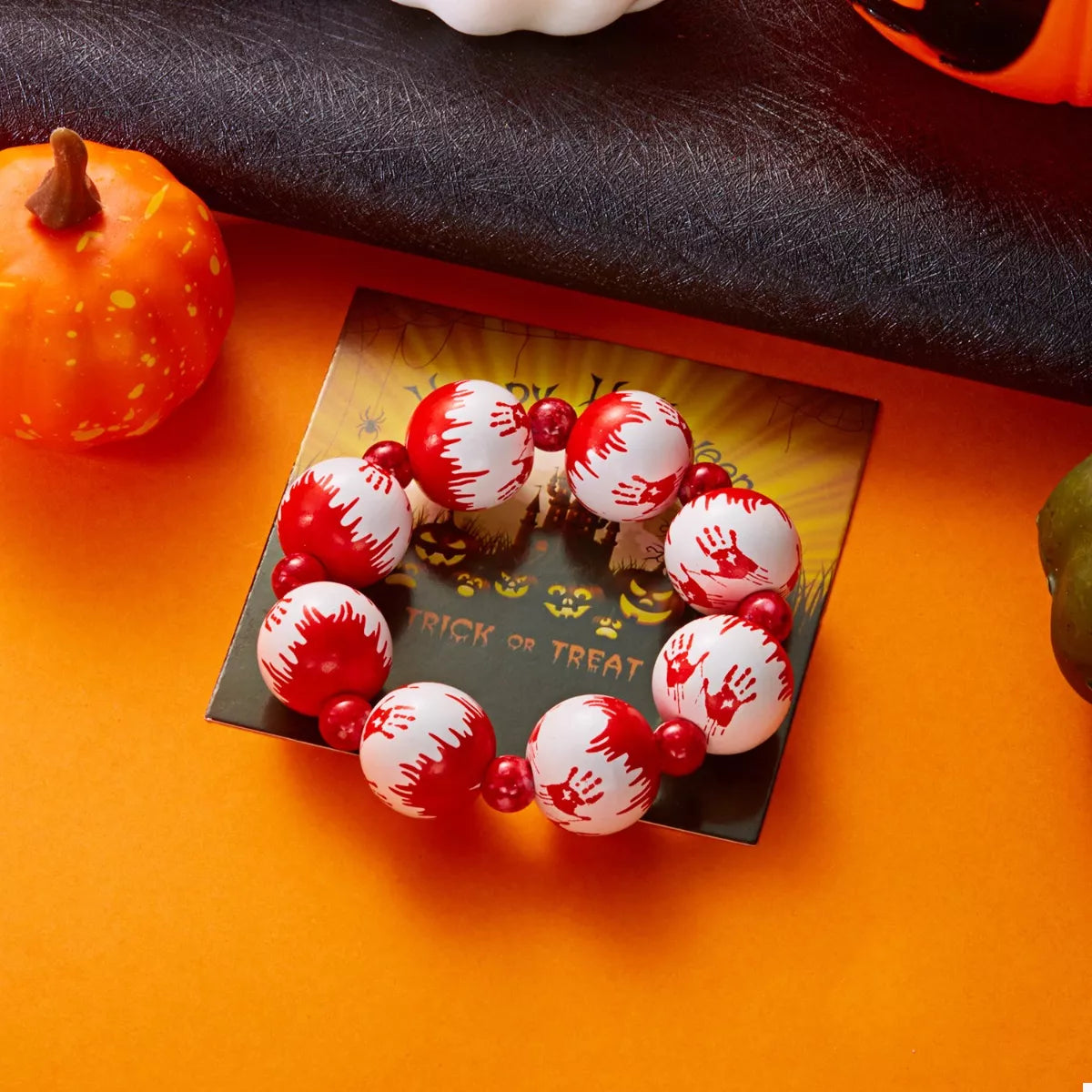 Halloween Necklace and Bracelet Jewelry Set -