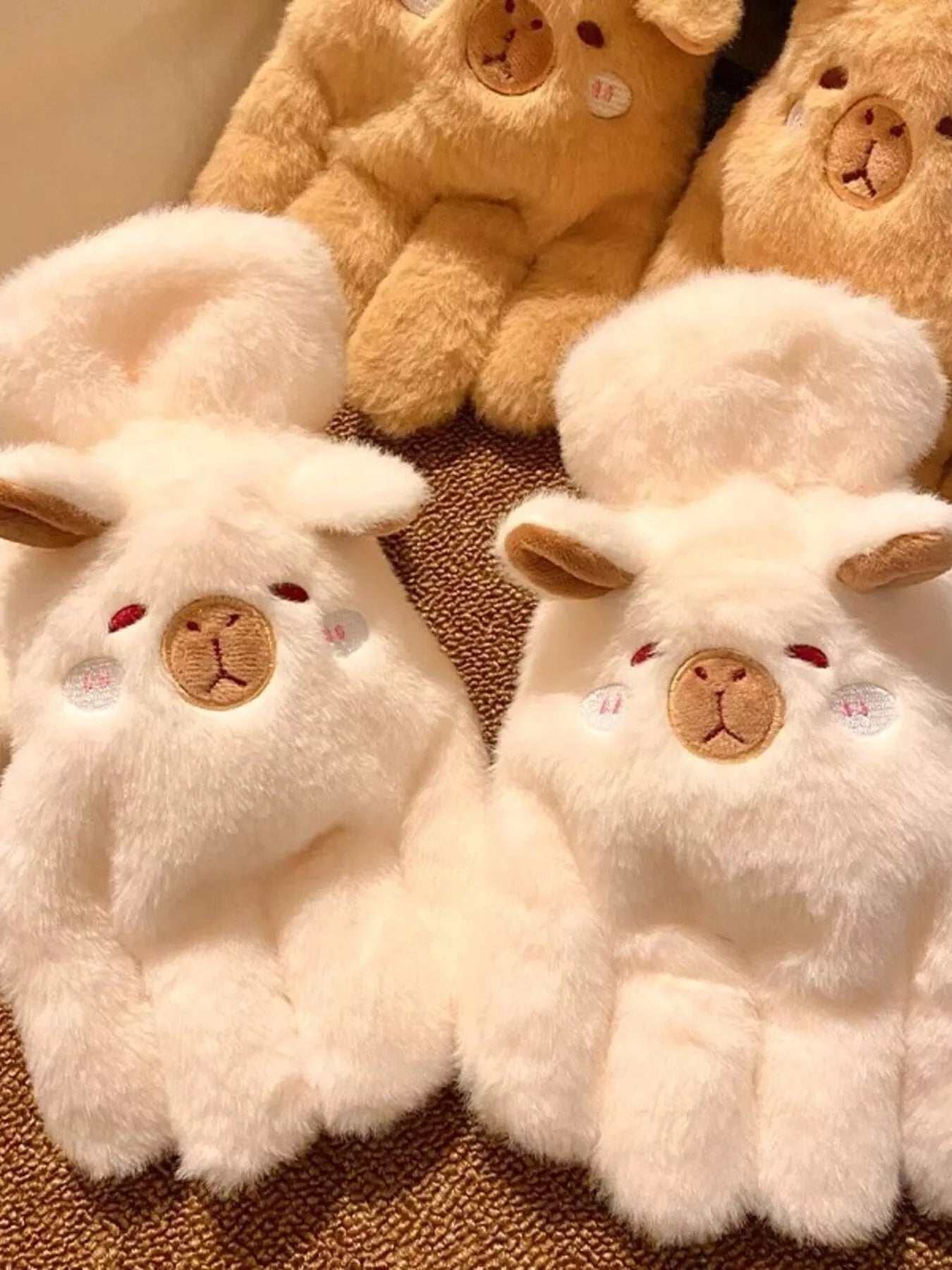 Cartoon Animal Plush Gloves -