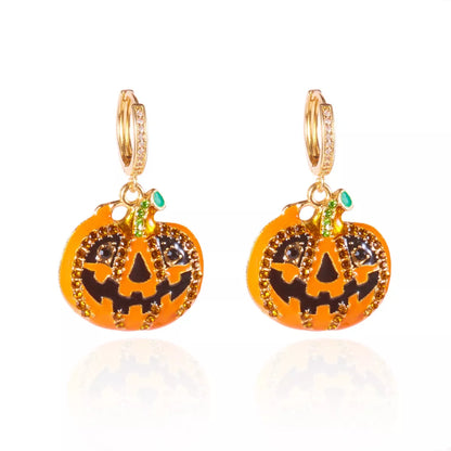 Pumpkin Drop Earrings -