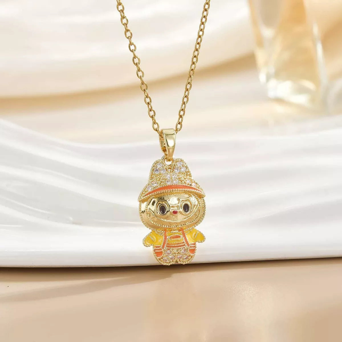 Cartoon Character Pendant Necklace - Style E One Size