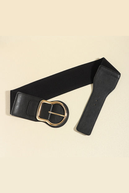 Zinc Alloy PU Leather Belt -