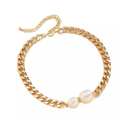 Pearl Chain Necklace -