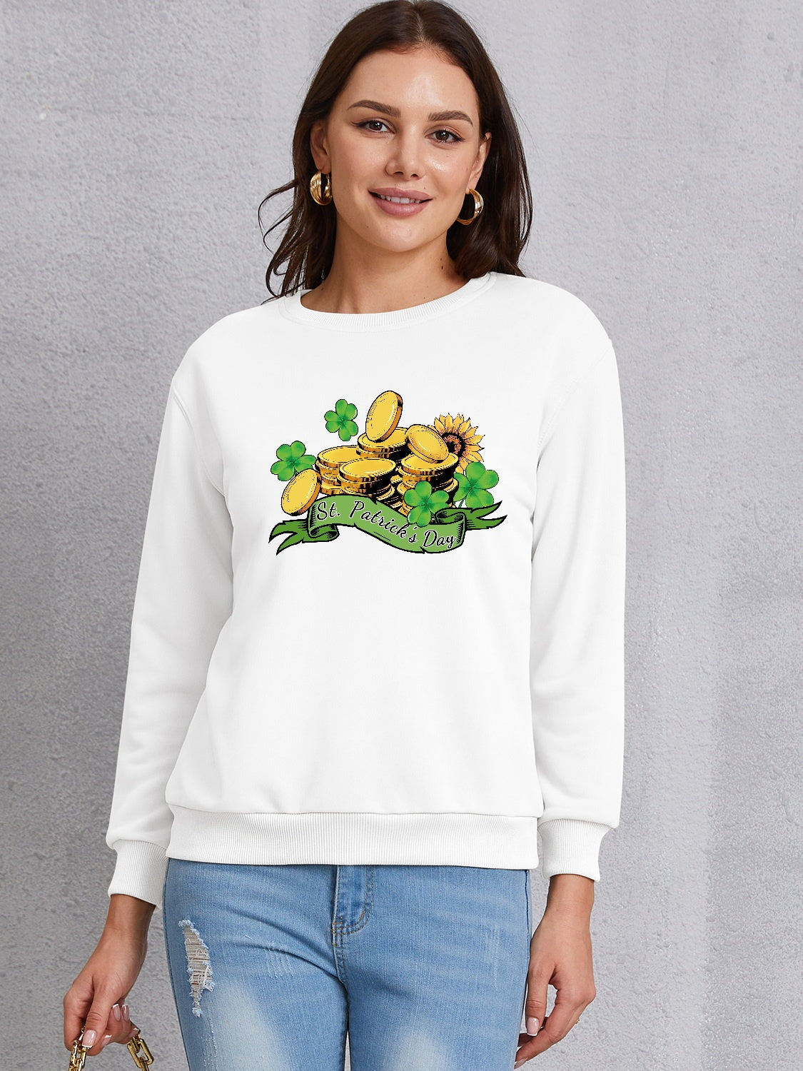 ST. PATRICK'S DAY Graphic Sweatshirt