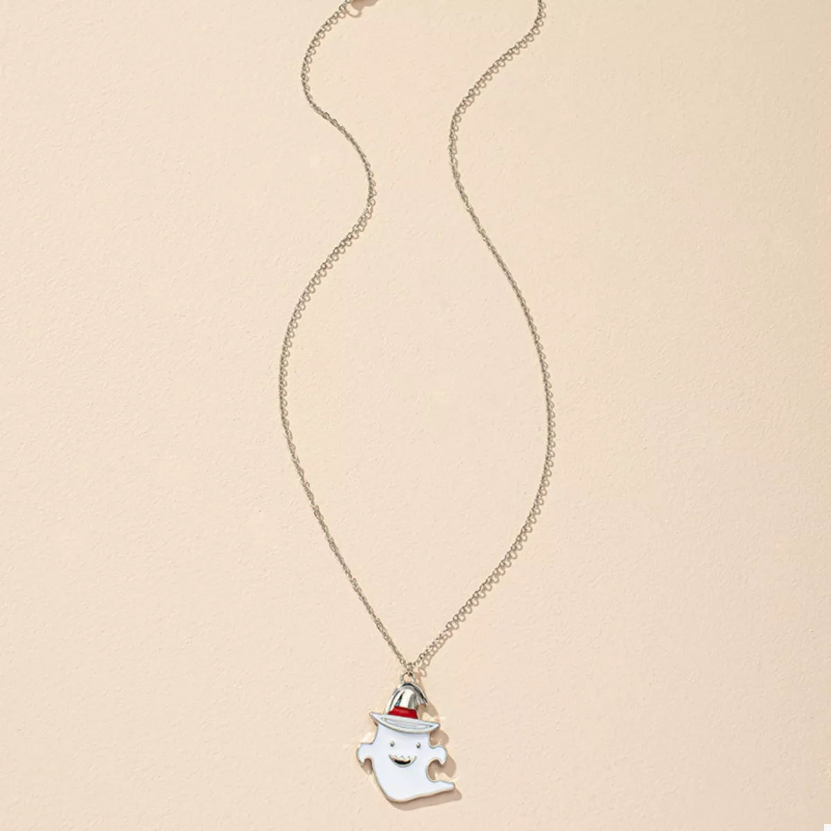 Cute Ghost Pendant Necklace -