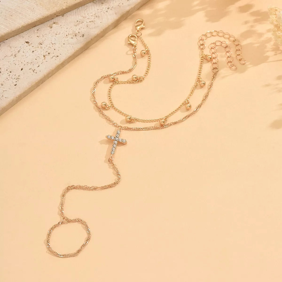 Chain Cross Bracelet -
