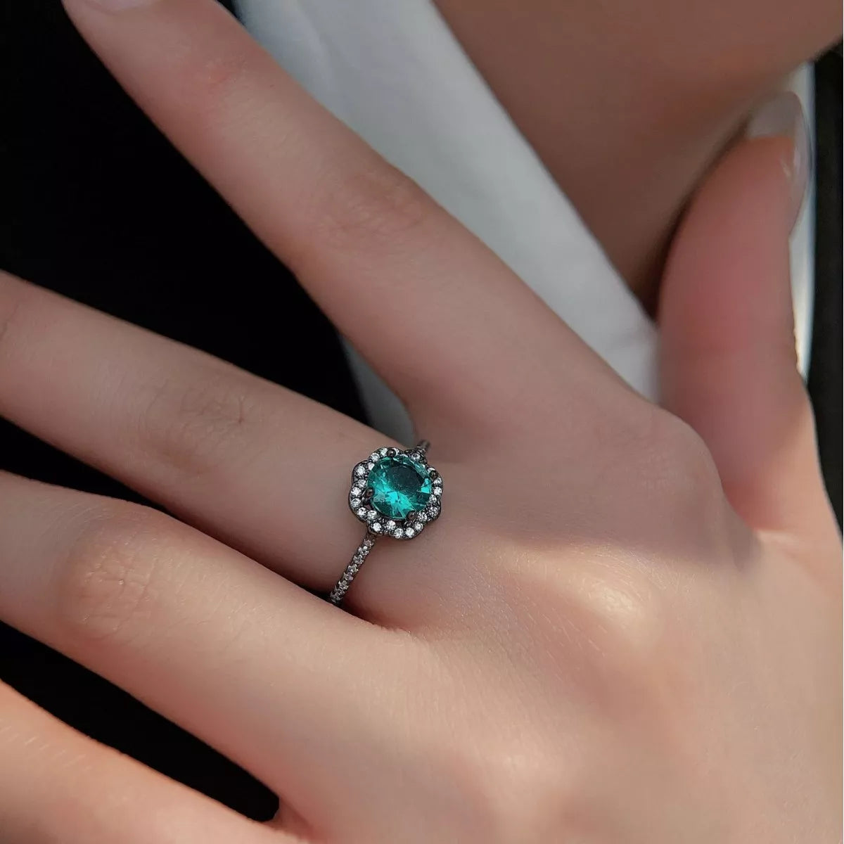 Zircon Minimalist Ring -