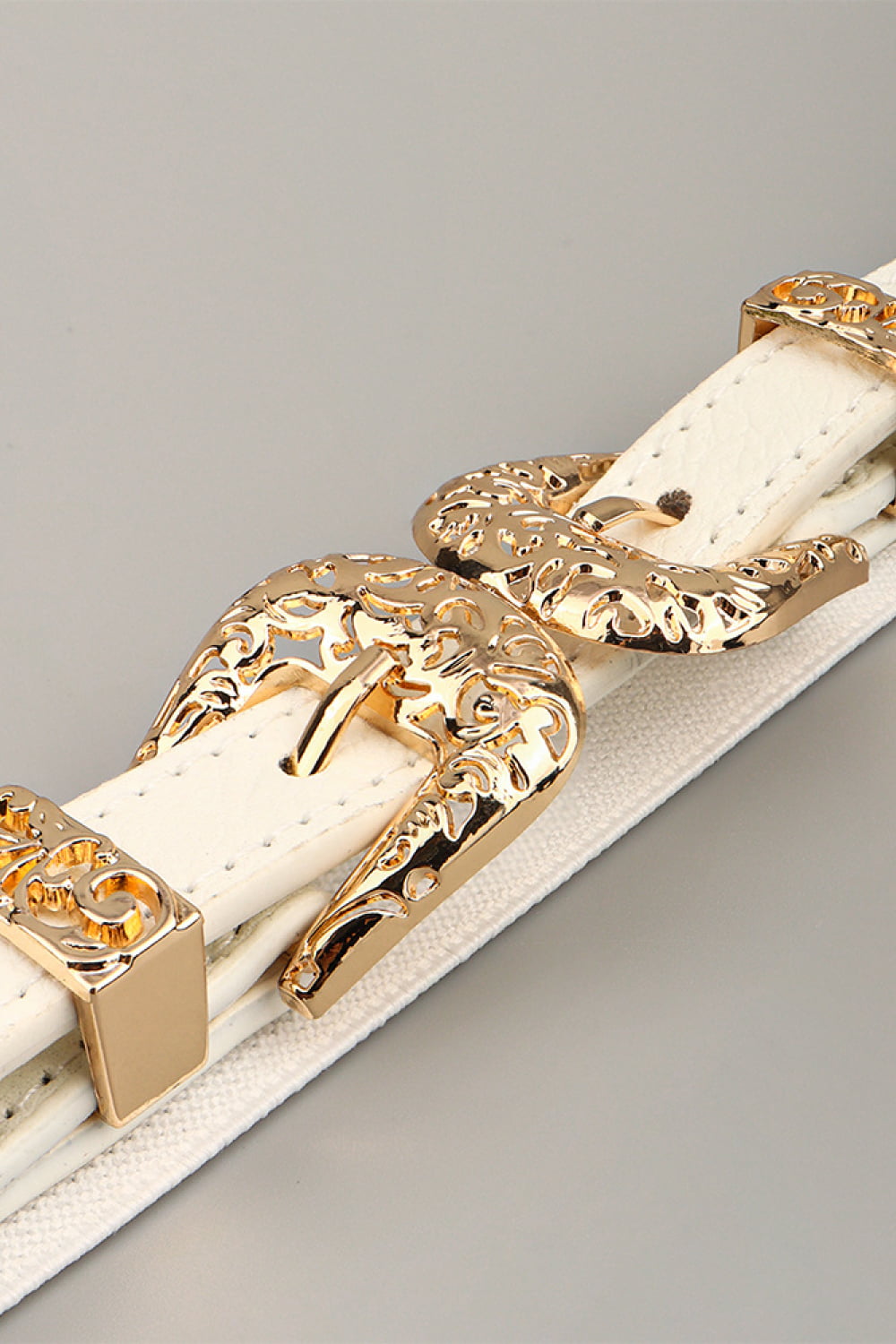 Double Buckle Elastic Belt -