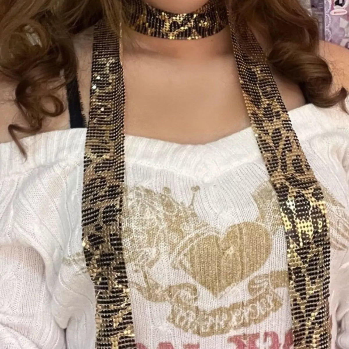 Sequin Glamour Scarf -