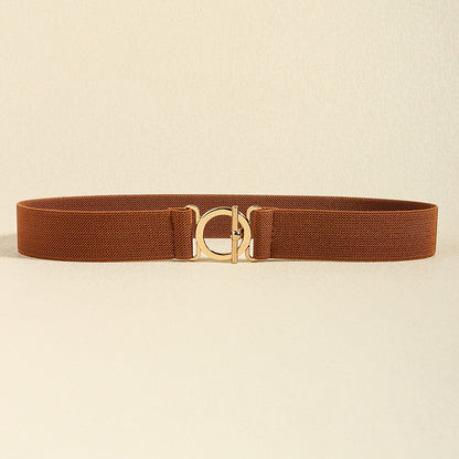 Toggle Clasp Elastic Belt -