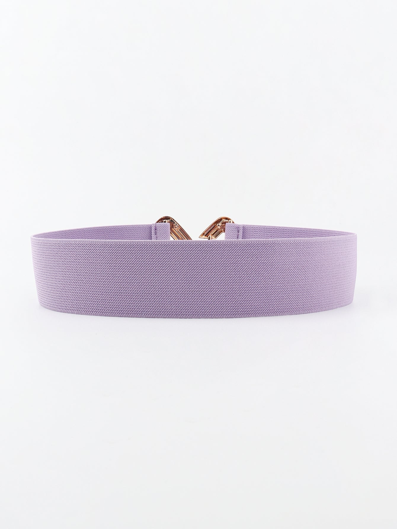 Geometric Buckle Elastic Wide Belt -