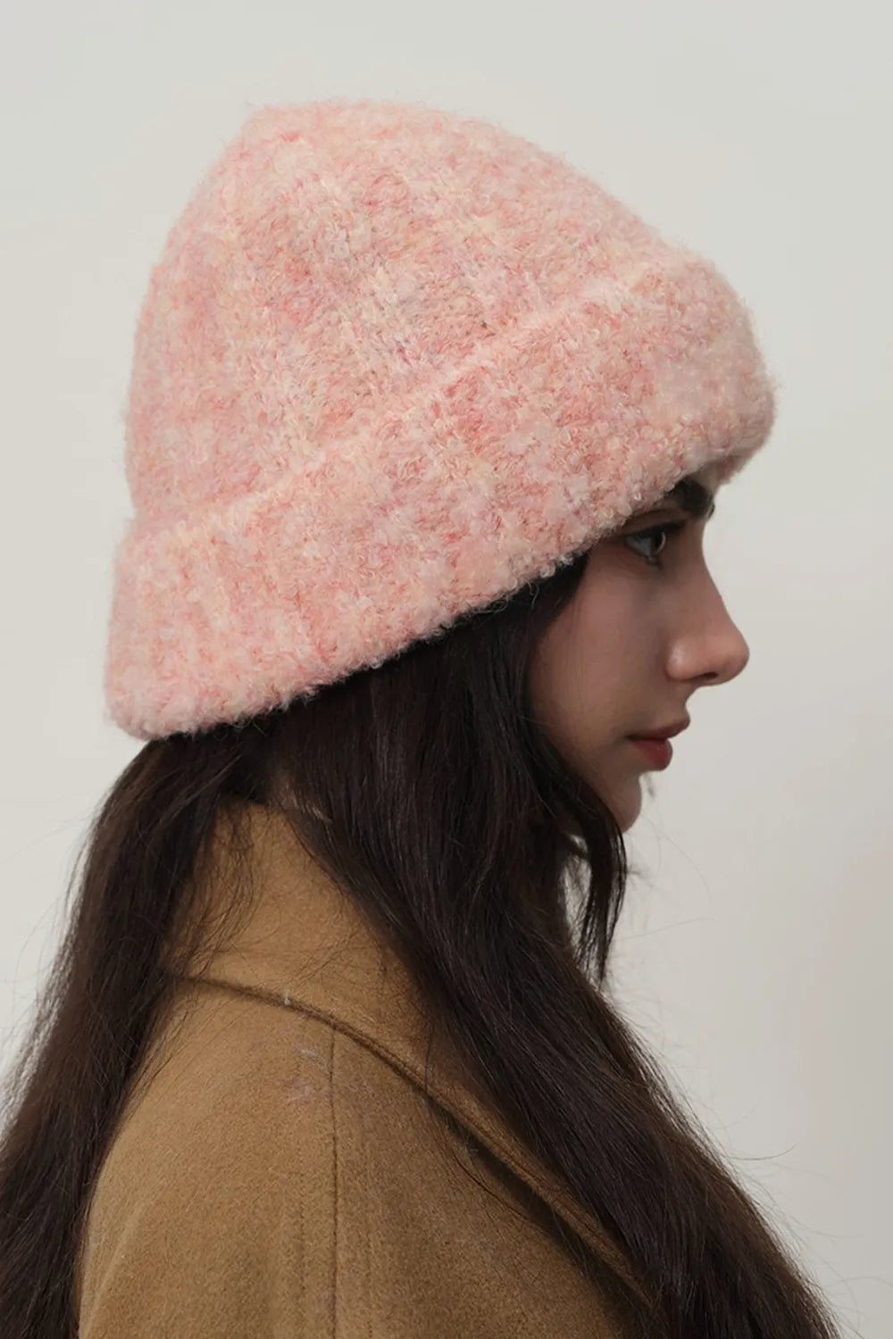 Solid Color Thermal Knit Hat -