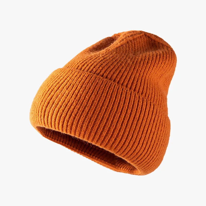 Thermal Solid Knit Hat - Terracotta One Size