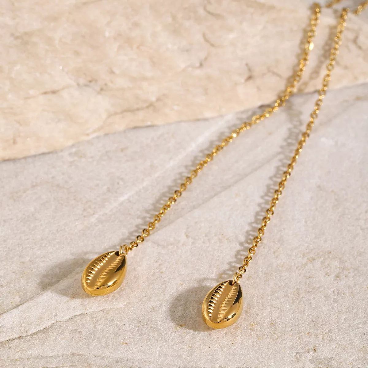 Gold-Plated Y-Shaped Necklace -