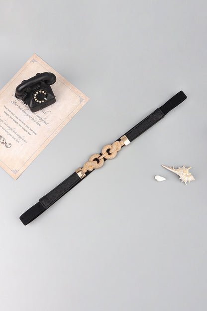 Buckle PU Leather Belt -