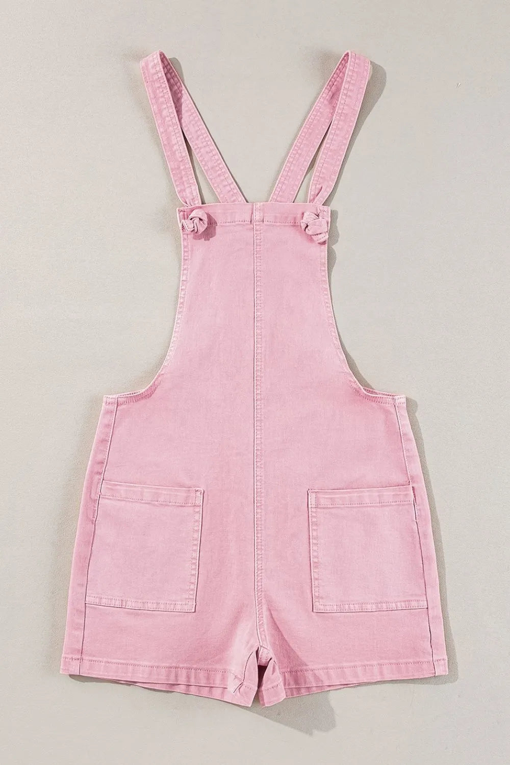 Knot Straps Denim Overalls -
