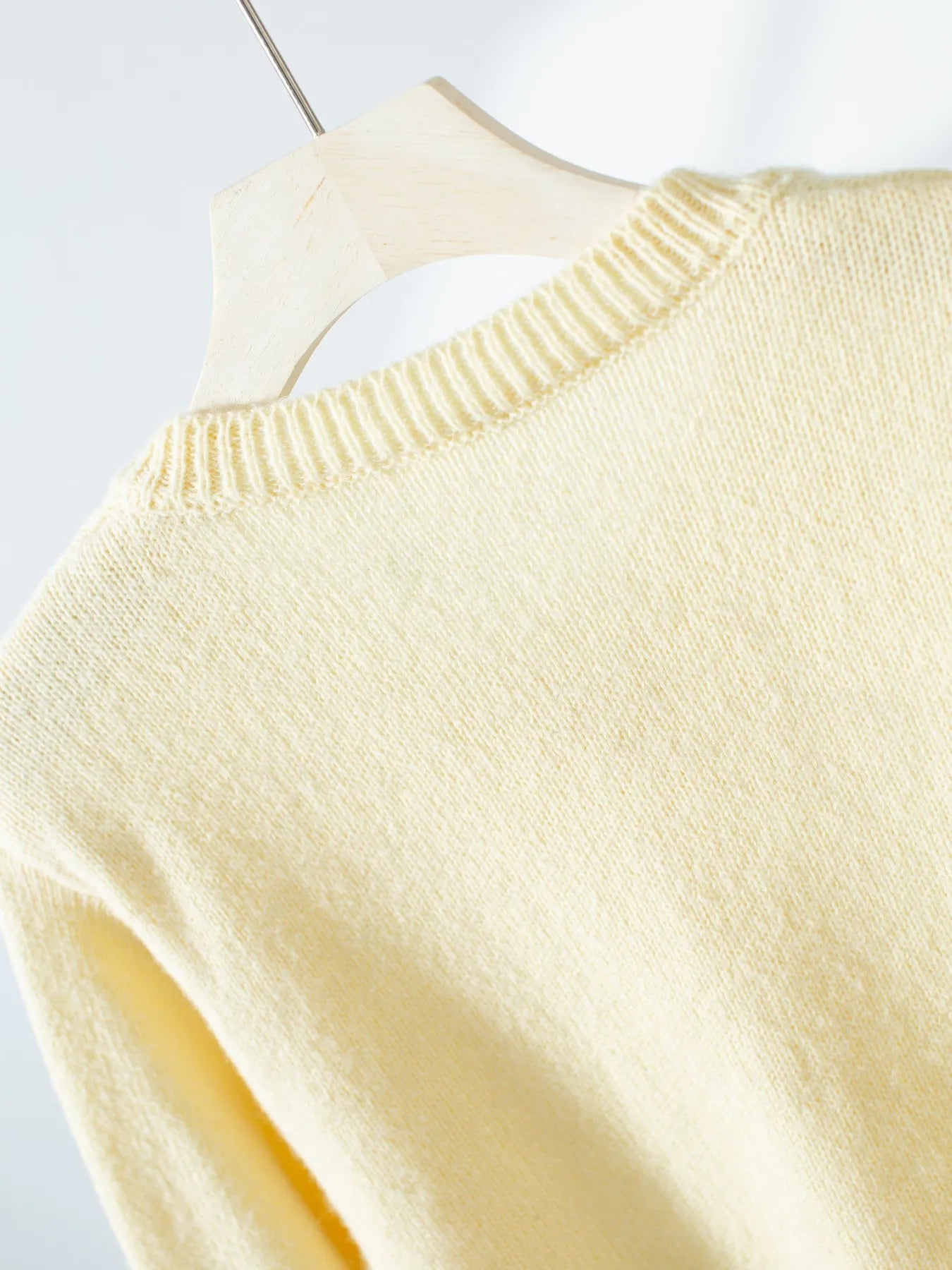Button-Up Long Sleeve Knit Cardigan -