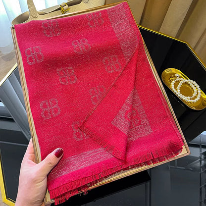 Raw Hem Scarf -