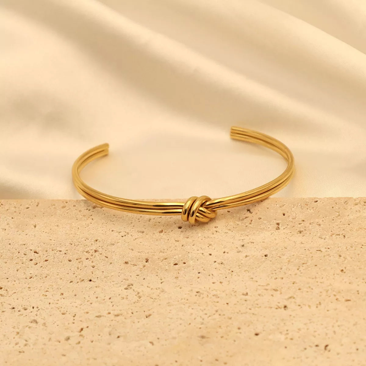 Knot Open Bracelet -