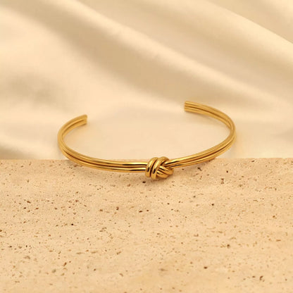 Knot Open Bracelet -