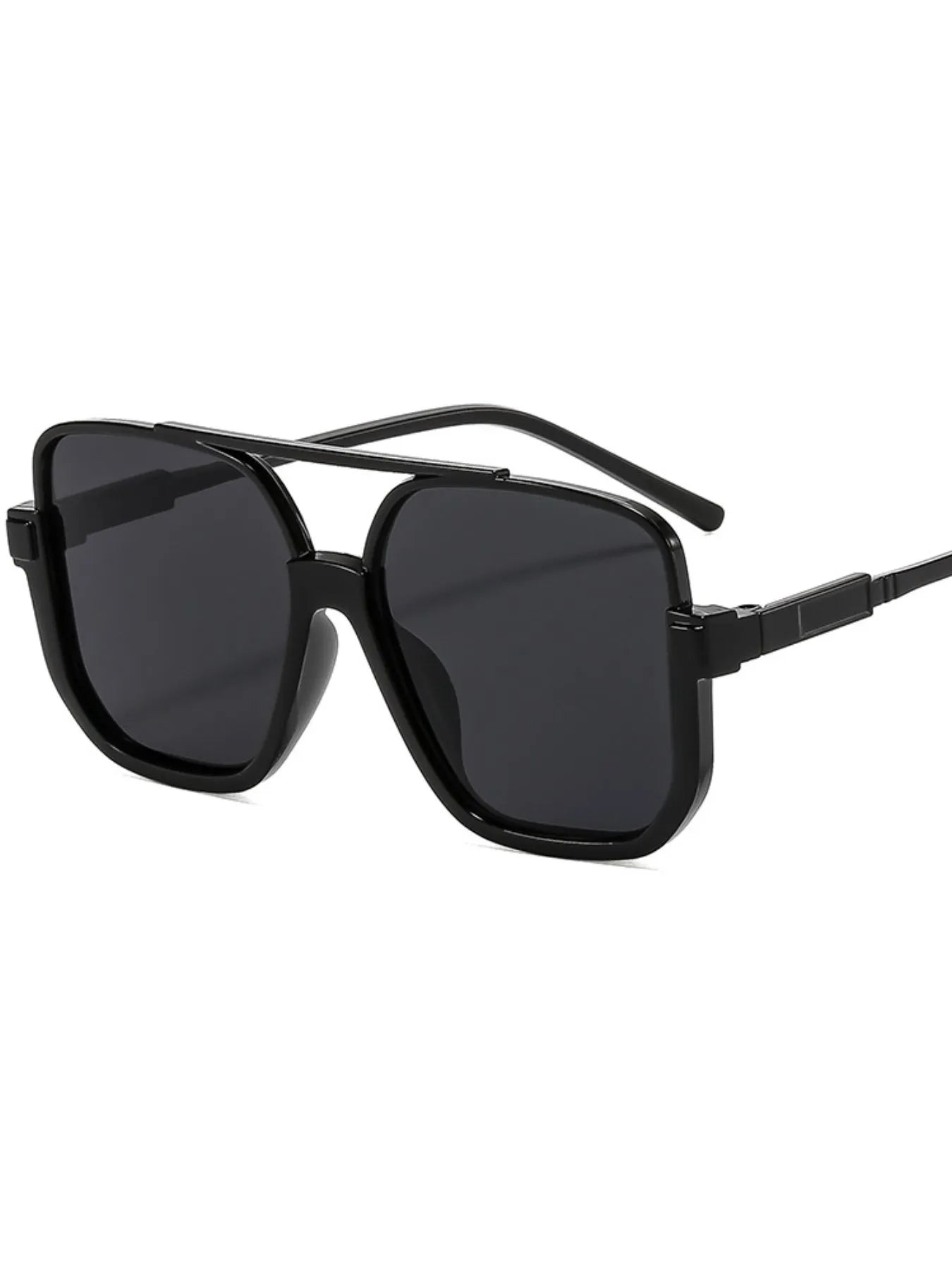 Oversized Square Frame Fashion Sunglasses - styleD One Size