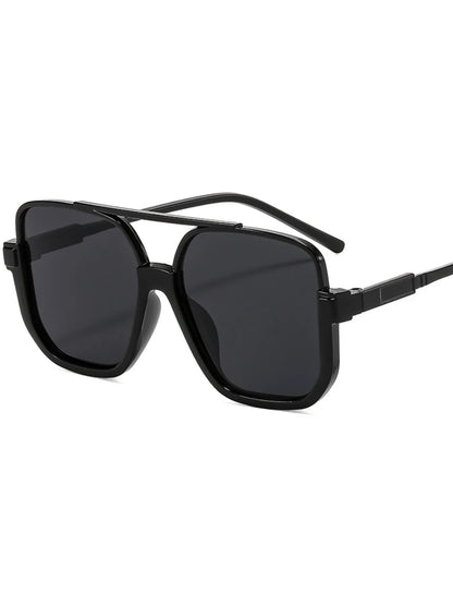 Oversized Square Frame Fashion Sunglasses - styleD One Size